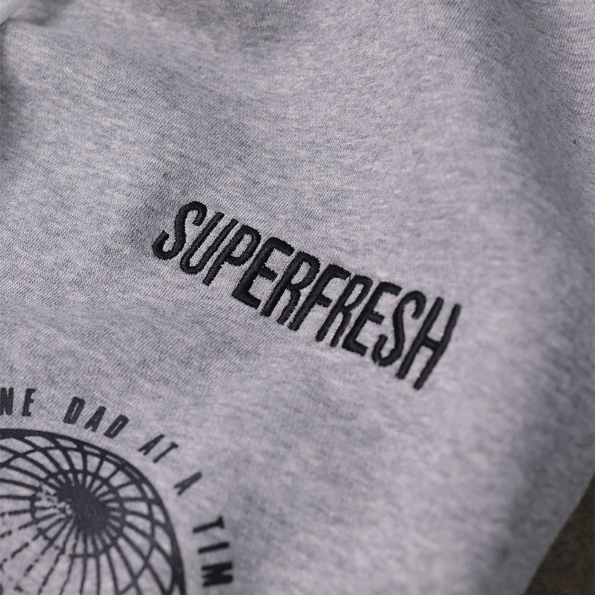 Heather Grey Spread Fatherhood Baggy Design 1