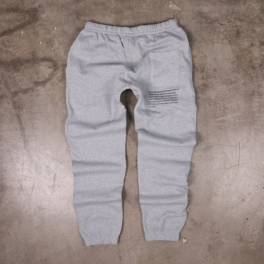Heather Grey Spread Fatherhood Baggy Design 1