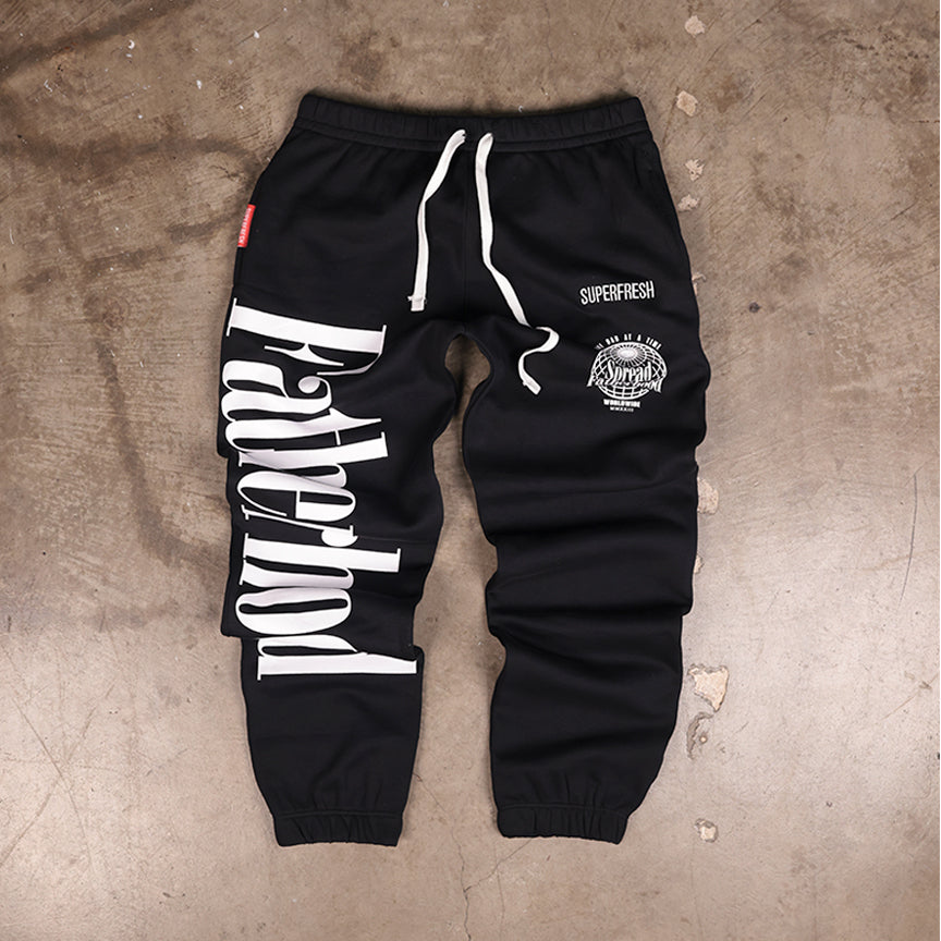 Black Spread Fatherhood Baggy Design 1