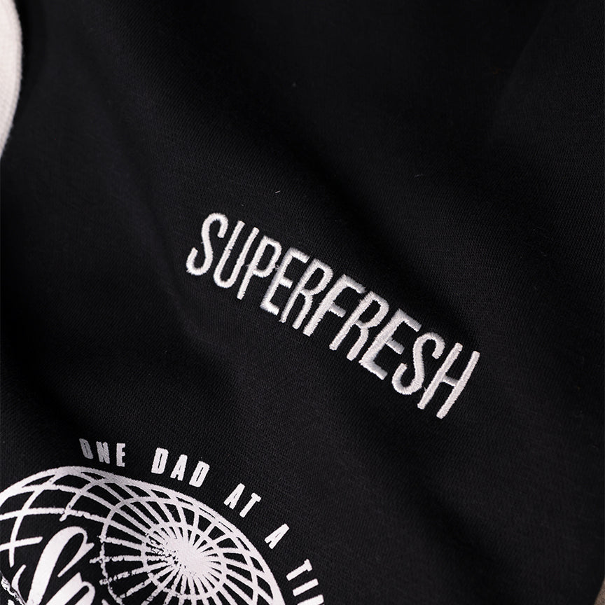 Black Spread Fatherhood Baggy Design 1