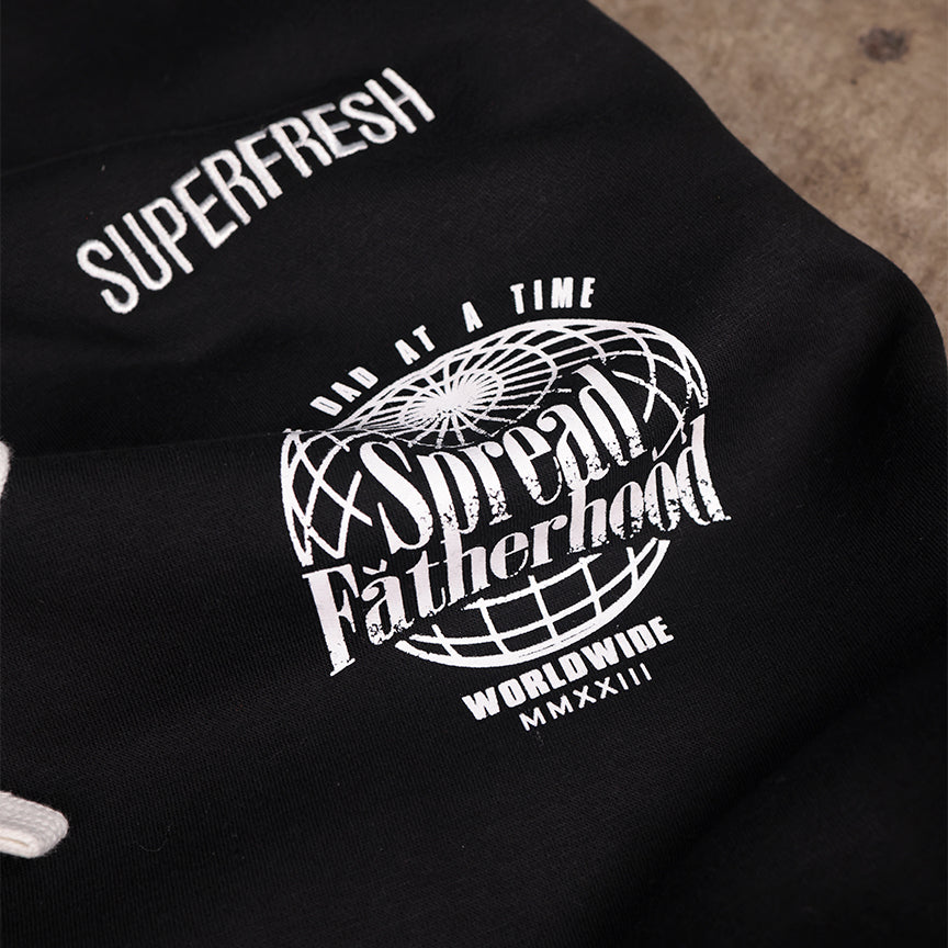 Black Spread Fatherhood Baggy Design 1