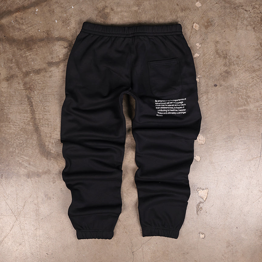 Black Spread Fatherhood Baggy Design 1