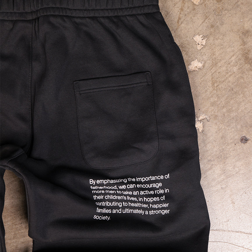 Black Spread Fatherhood Baggy Design 1