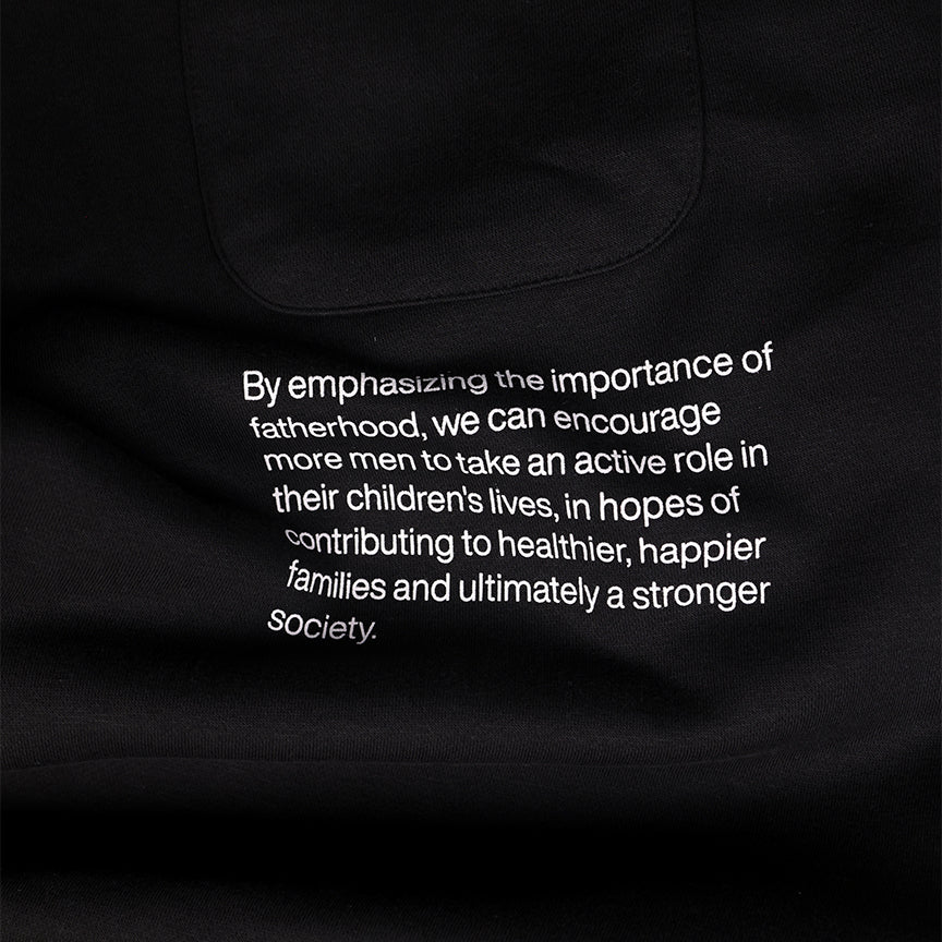 Black Spread Fatherhood Baggy Design 1