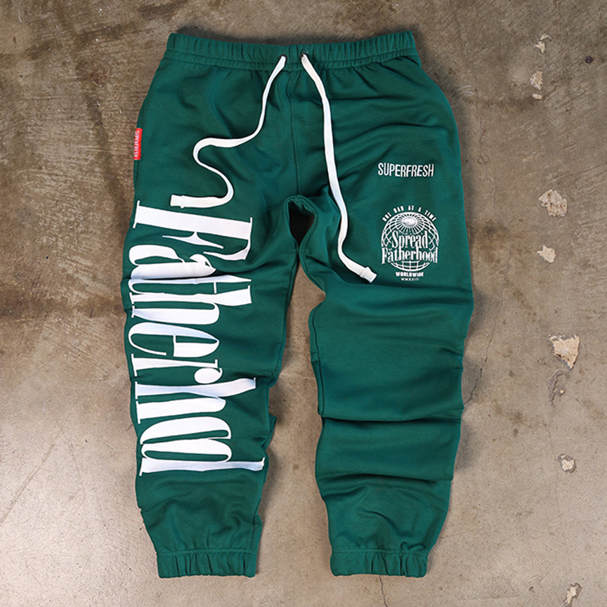 Green Spread Fatherhood Baggy Design 1