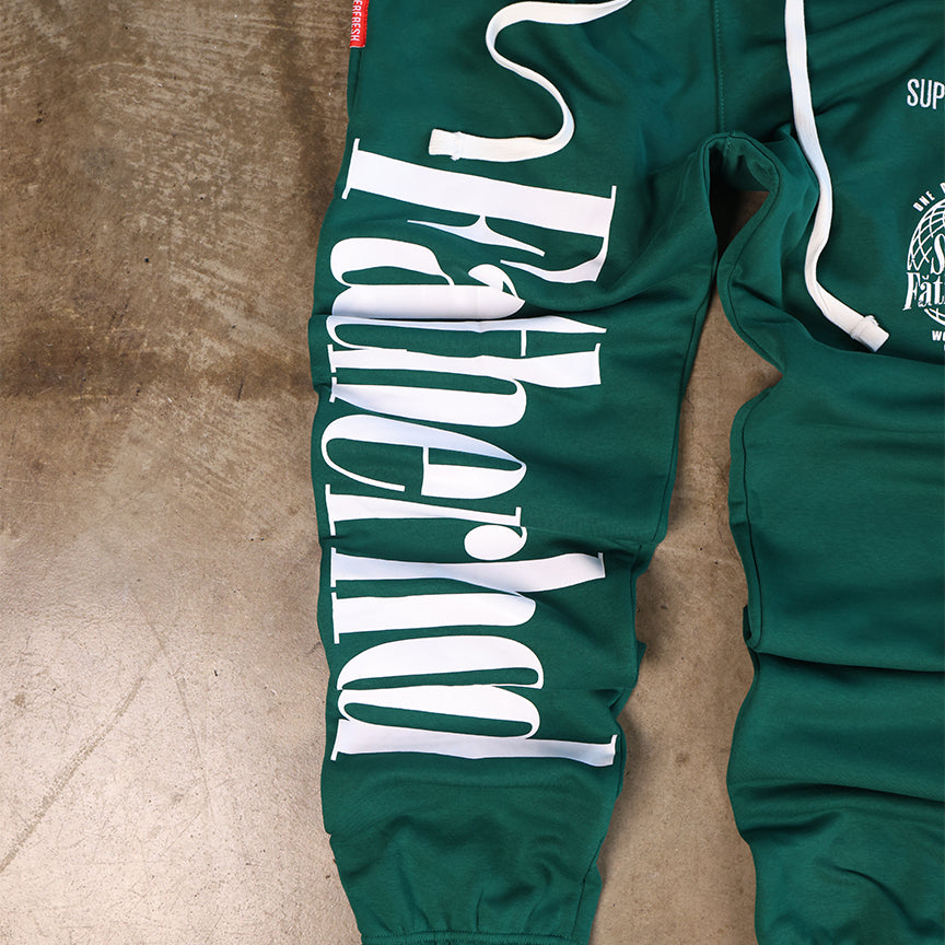 Green Spread Fatherhood Baggy Design 1