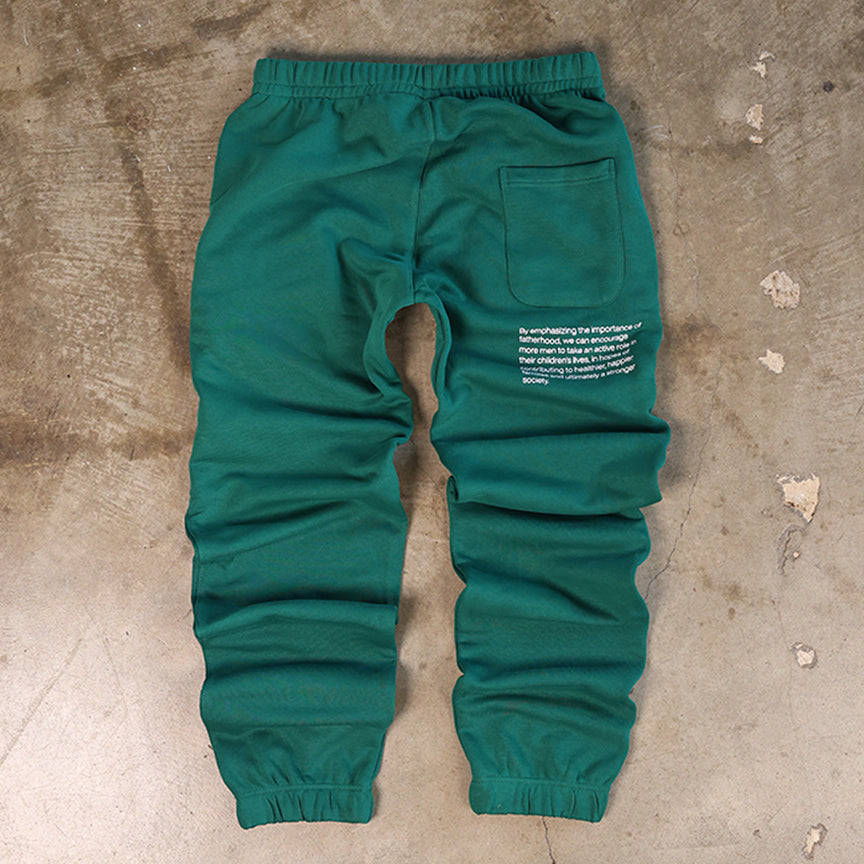 Green Spread Fatherhood Baggy Design 1