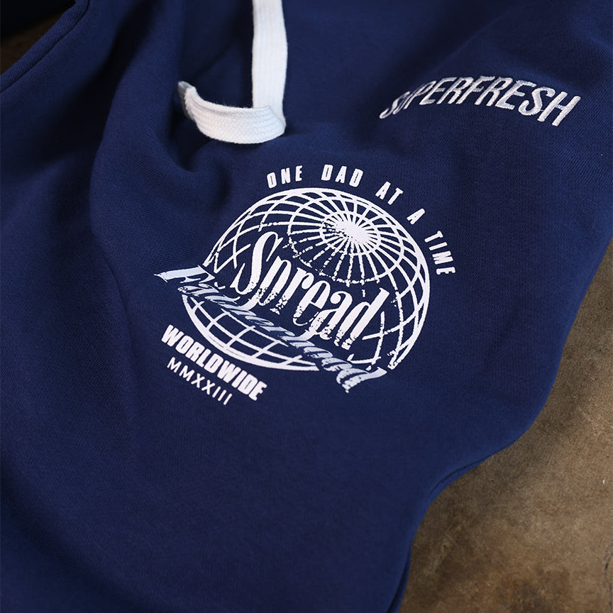 Navy Blue Spread Fatherhood Baggy Design 1