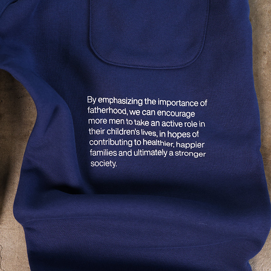 Navy Blue Spread Fatherhood Baggy Design 1