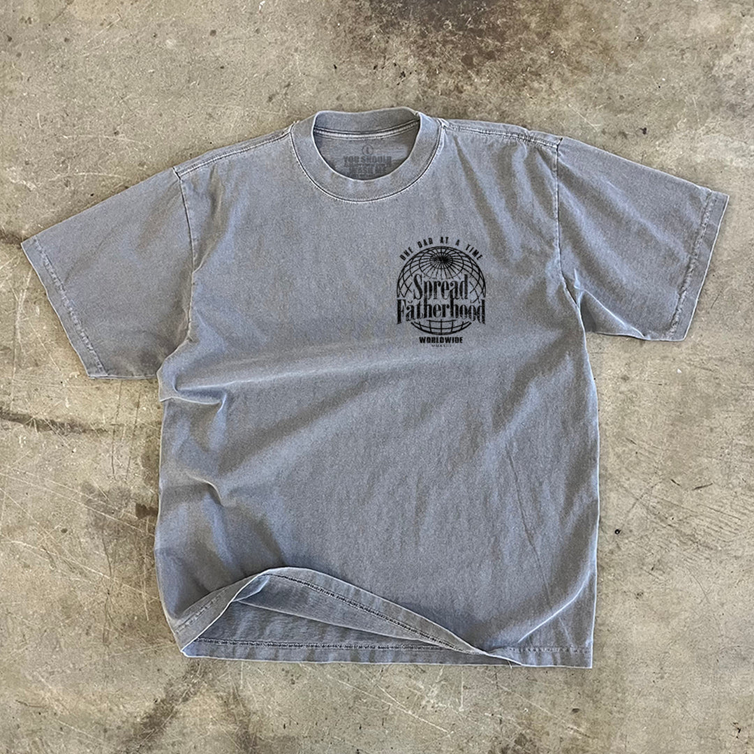 Captain America Inspired T-Shirt - " Spread Fatherhood "