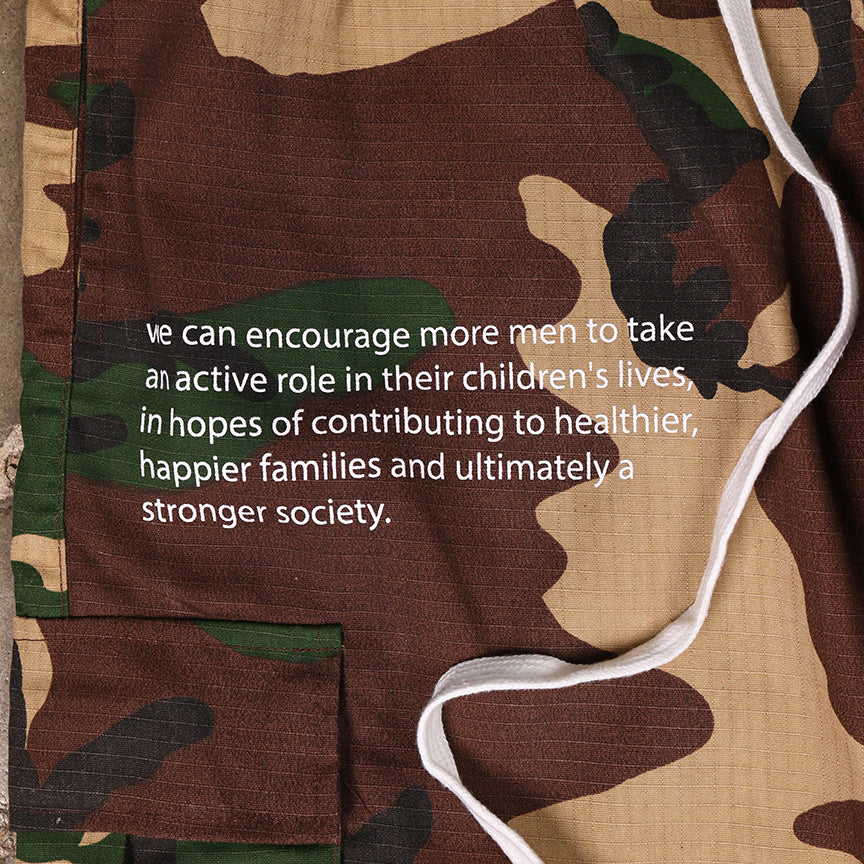 Camo Cargo Pockets Pants "Fatherhood 1"