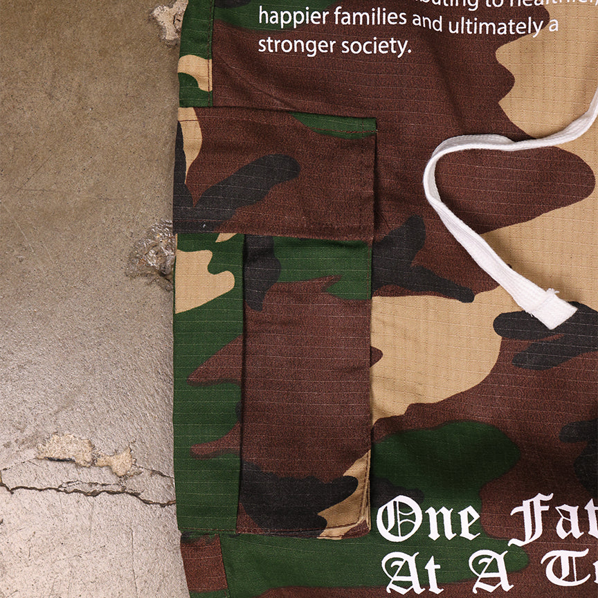 Camo Cargo Pockets Pants "Fatherhood 1"