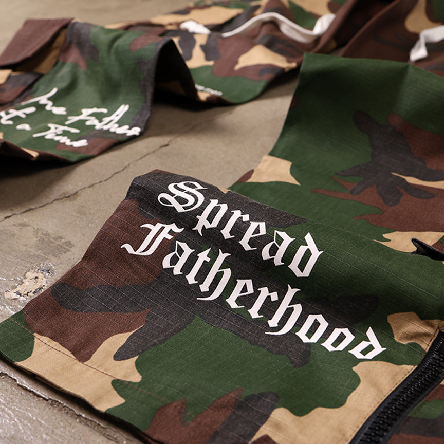 Camo Cargo Pockets Pants "Fatherhood 2"