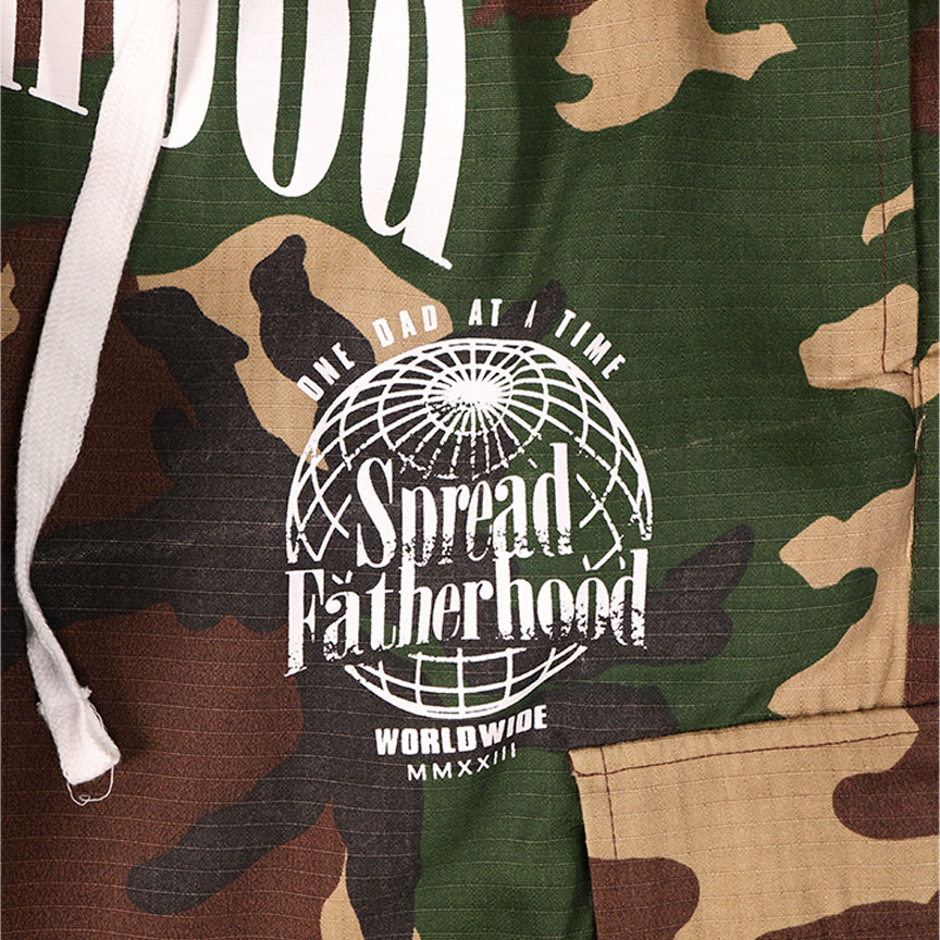 Camo Cargo Pockets Pants "Fatherhood 2"