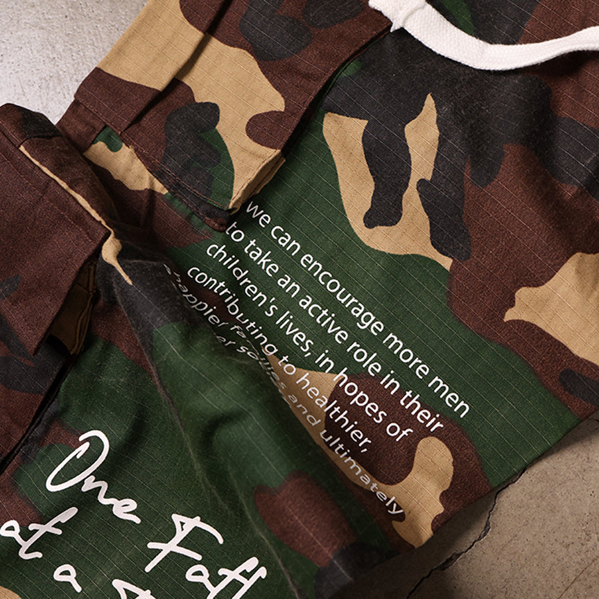 Camo Cargo Pockets Pants "Fatherhood 2"