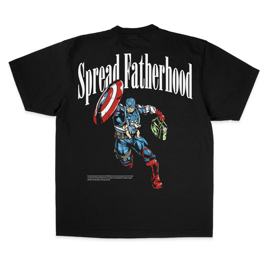 Captain America Inspired T-Shirt - " Spread Fatherhood "