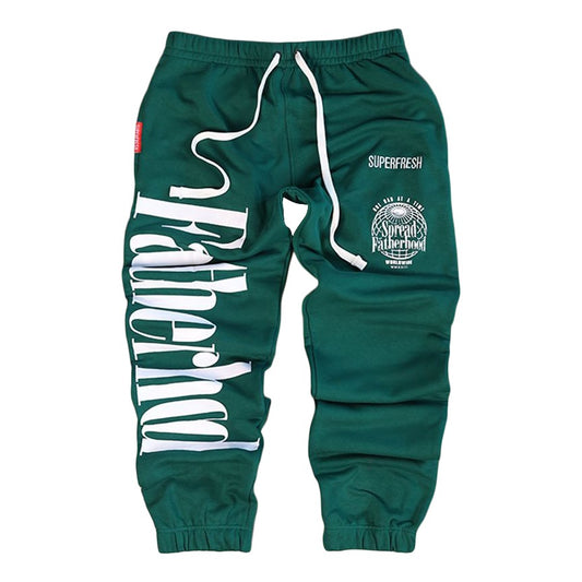 Green Spread Fatherhood Baggy Design 1