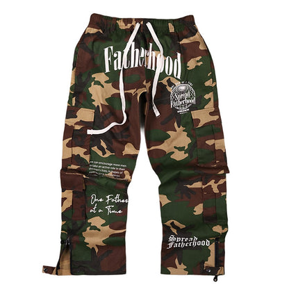 Camo Cargo Pockets Pants "Fatherhood 2"