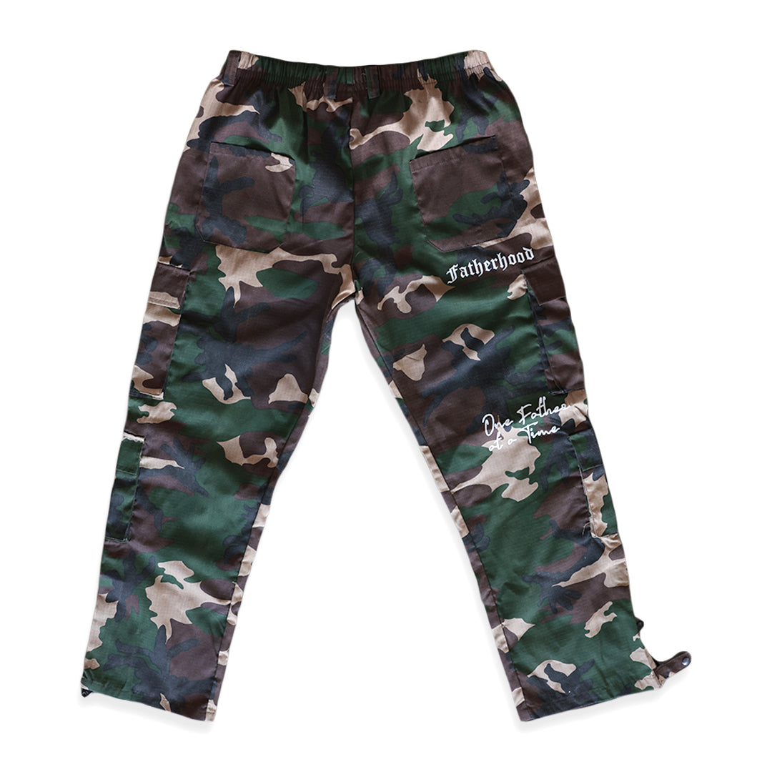 Camo Cargo Pockets Pants "Fatherhood 2"