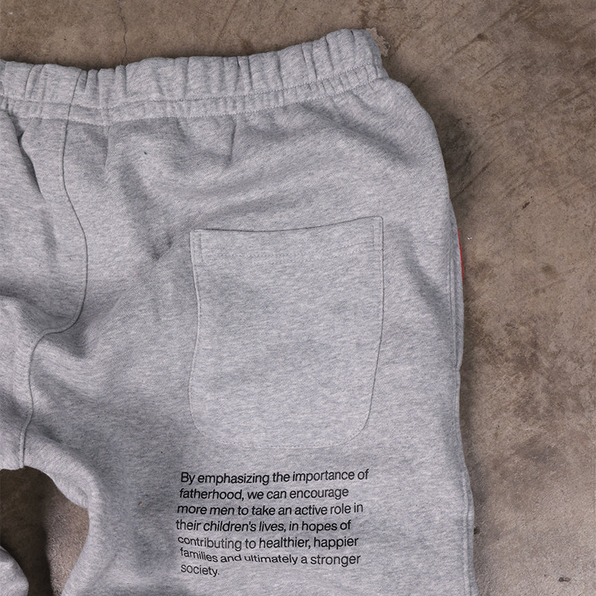 Heather Grey Spread Fatherhood Baggy Design 1