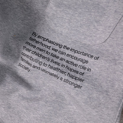 Heather Grey Spread Fatherhood Baggy Design 1