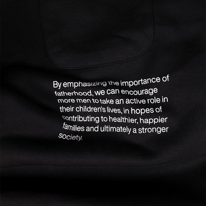 Black Spread Fatherhood Baggy Design 1