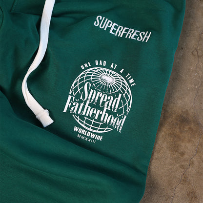 Green Spread Fatherhood Baggy Design 1