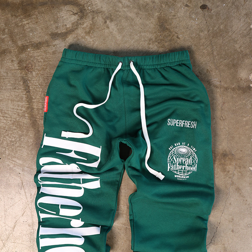 Green Spread Fatherhood Baggy Design 1