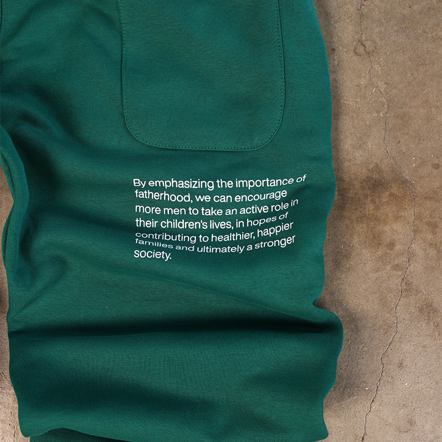 Green Spread Fatherhood Baggy Design 1
