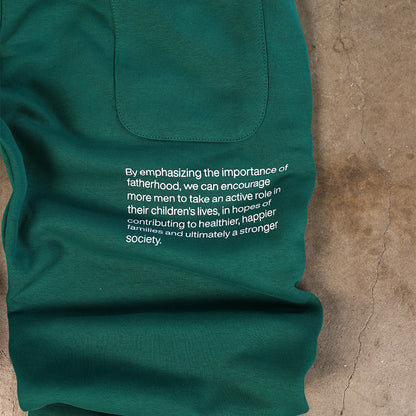 Green Spread Fatherhood Baggy Design 1