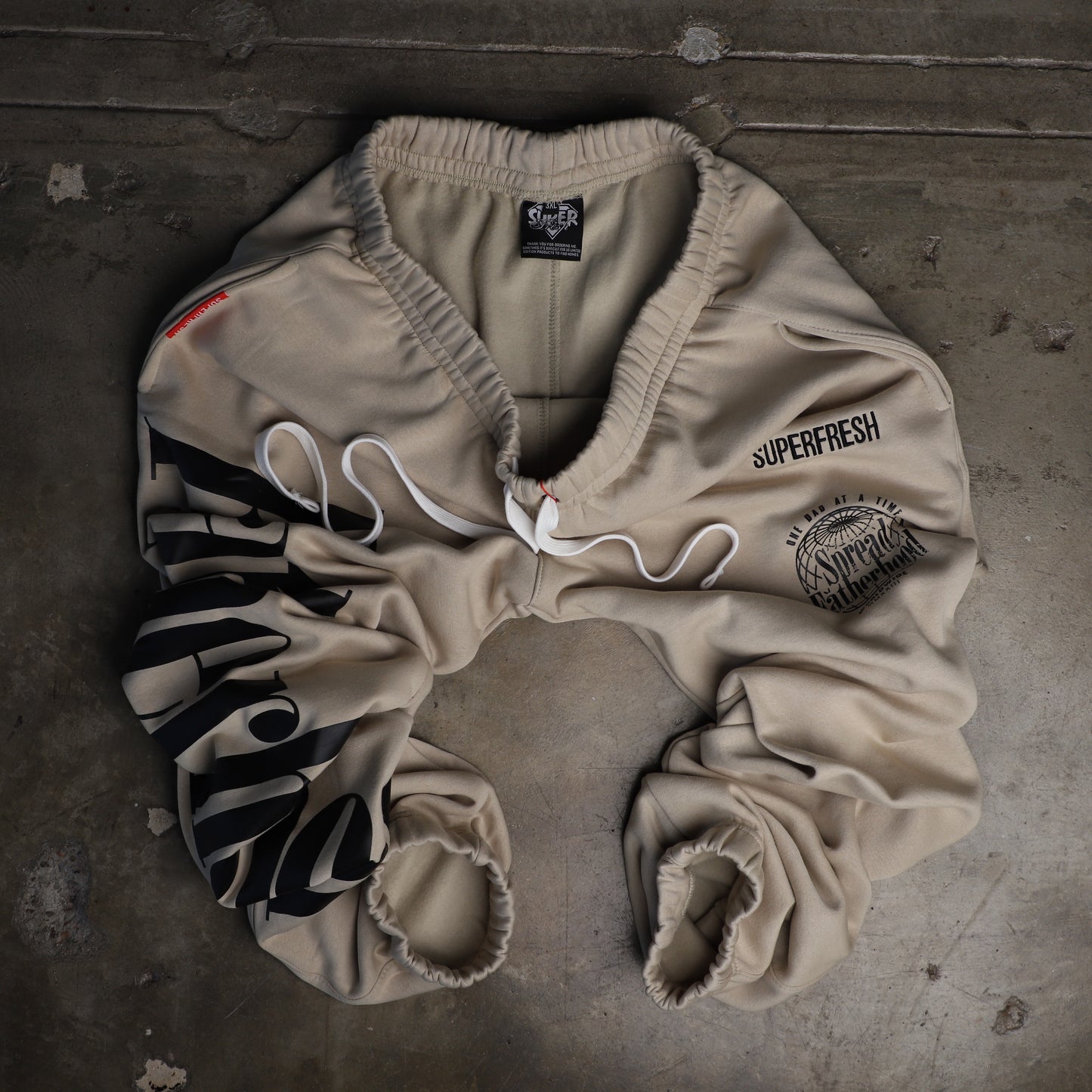 Khaki Spread Fatherhood Baggy Design 1