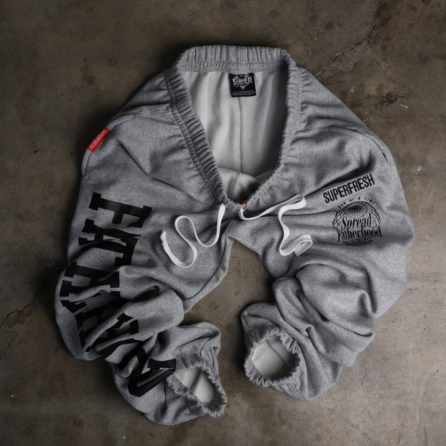 Heather Grey Spread Fatherhood Baggy Design 2