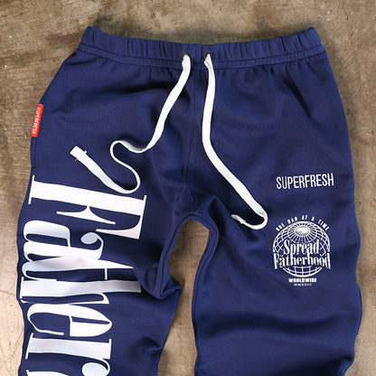 Navy Blue Spread Fatherhood Baggy Design 1