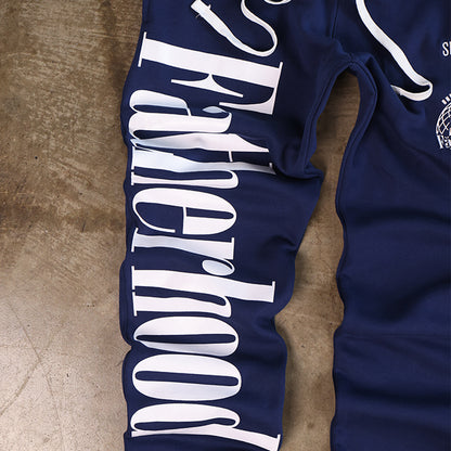 Navy Blue Spread Fatherhood Baggy Design 1