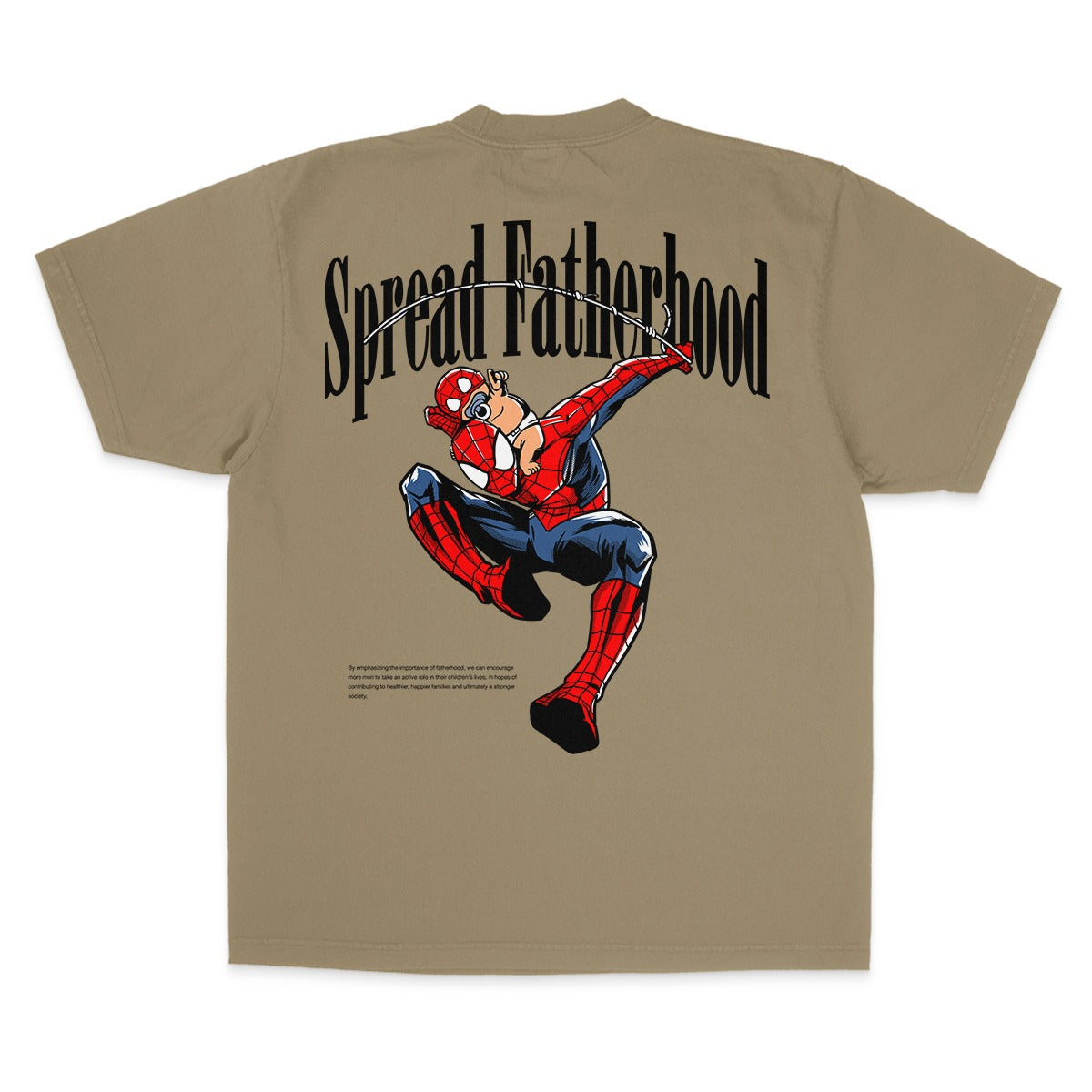 Spiderman Inspired T-Shirt - " Spread Fatherhood "