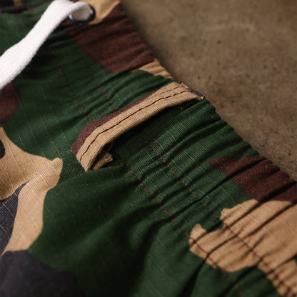 Camo Cargo Pockets Pants "Fatherhood 1"