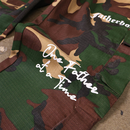 Camo Cargo Pockets Pants "Fatherhood 1"