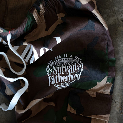 Camo Cargo Pockets Pants "Fatherhood 2"