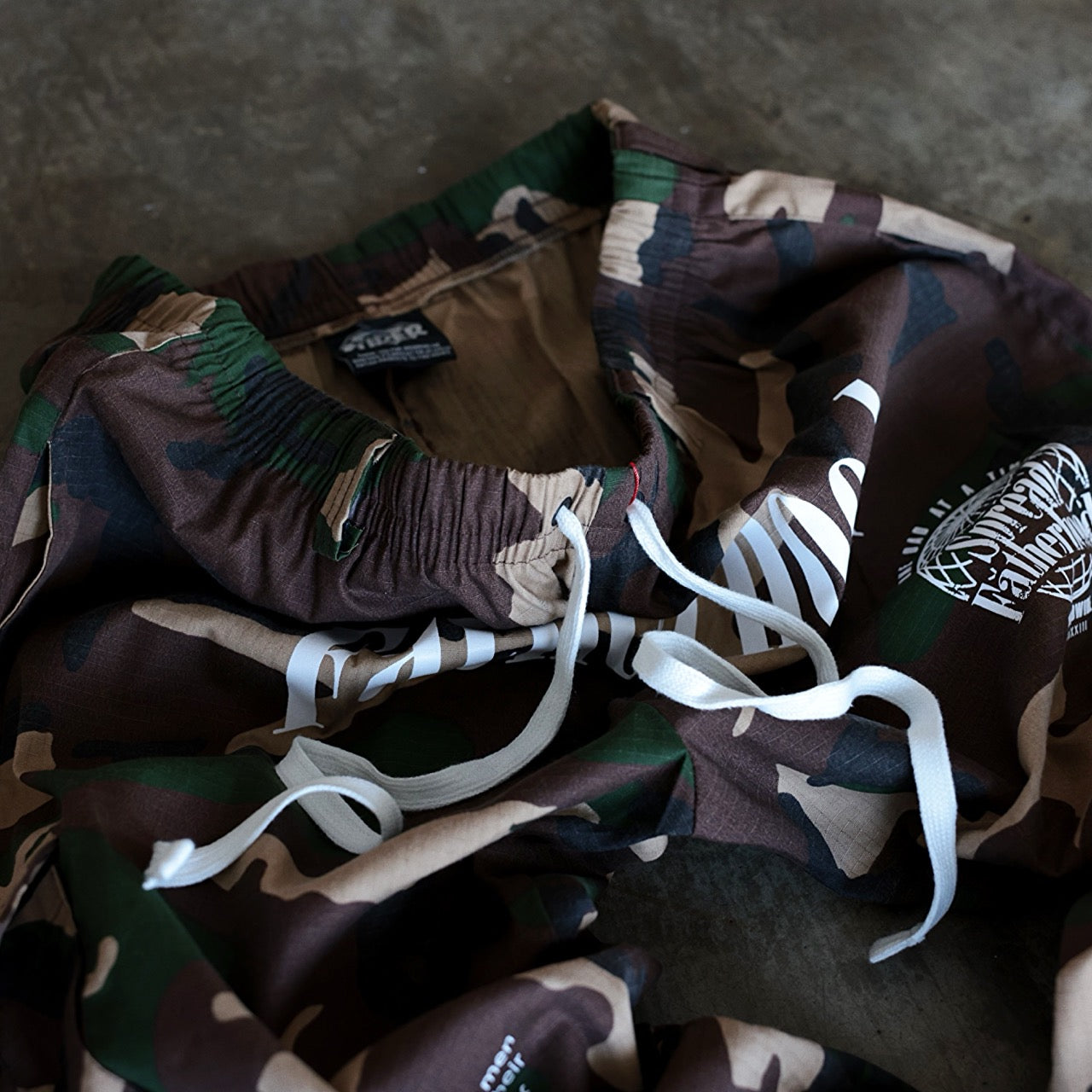 Camo Cargo Pockets Pants "Fatherhood 2"