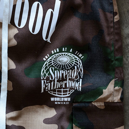 Camo Cargo Pockets Pants "Fatherhood 2"