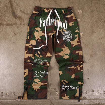 Camo Cargo Pockets Pants "Fatherhood 2"