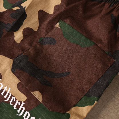 Camo Cargo Pockets Pants "Fatherhood 2"