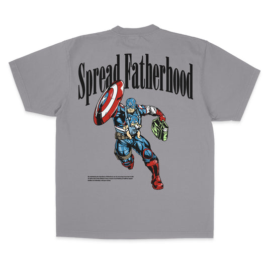 Captain America Inspired T-Shirt - " Spread Fatherhood "