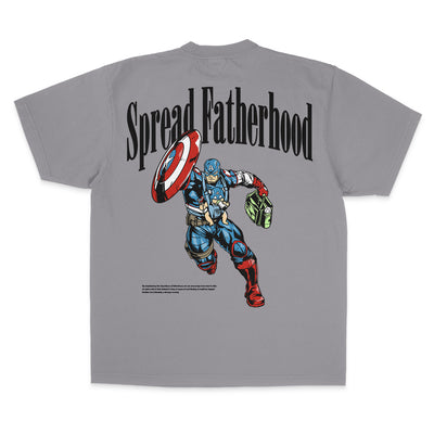 Captain America Inspired T-Shirt - " Spread Fatherhood "