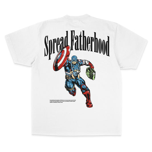Captain America Inspired T-Shirt - " Spread Fatherhood "