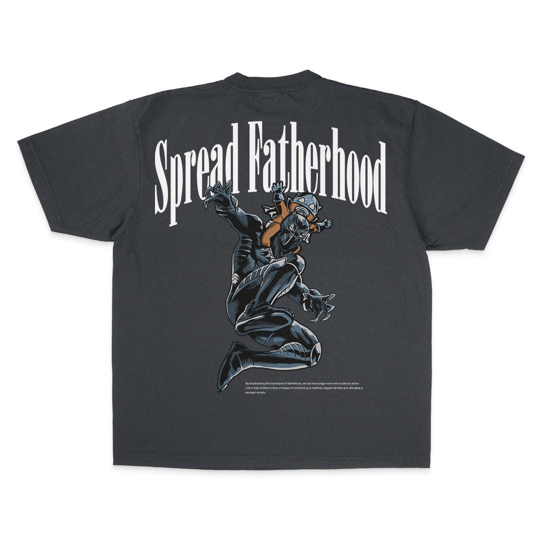 Black Panther Inspired T-Shirt - " Spread Fatherhood "