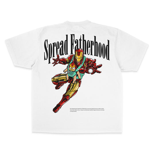 Iron Man Inspired T-Shirt - " Spread Fatherhood "