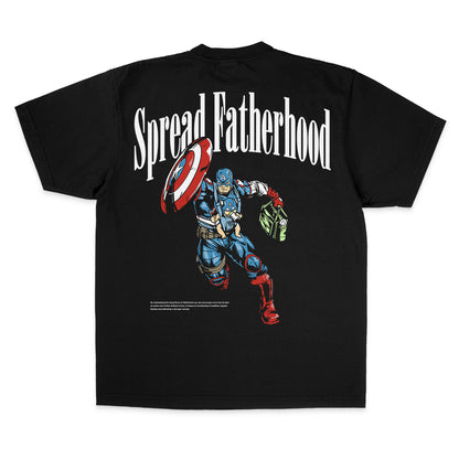 Captain America Inspired T-Shirt - " Spread Fatherhood "